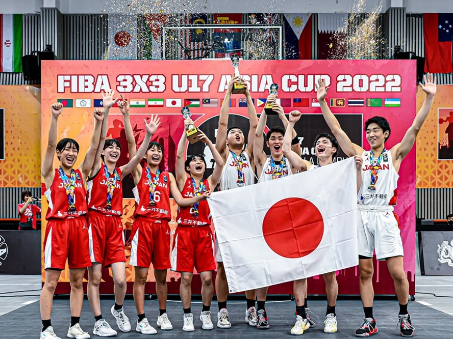 『3x3U17アジアカップ2022』で日本代表が男女ともにアジアを制す！ 来年開催予定の3x3U18ワールドカップ出場権も獲得