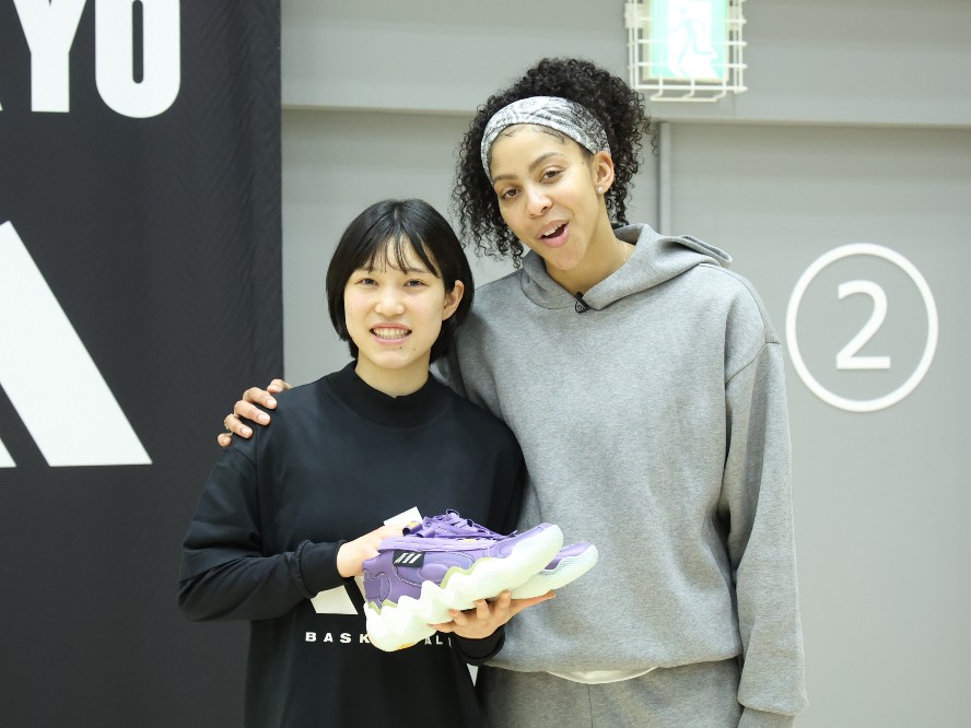 WNBA史上最高の選手の1人、キャンディース・パーカーがトヨタ自動車の横山智那美にエール「自分の練習を信じなさい」